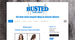 Desktop Screenshot of bustedlingerie.ca